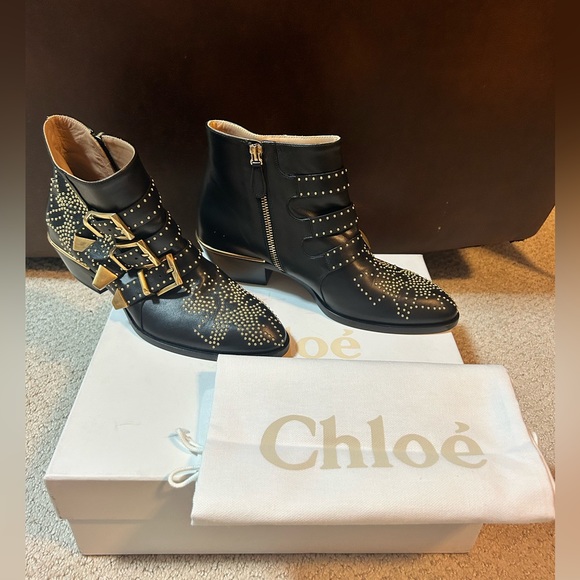 Brand new in box Chloe Susanna boots sz 36.5 - Picture 2 of 5